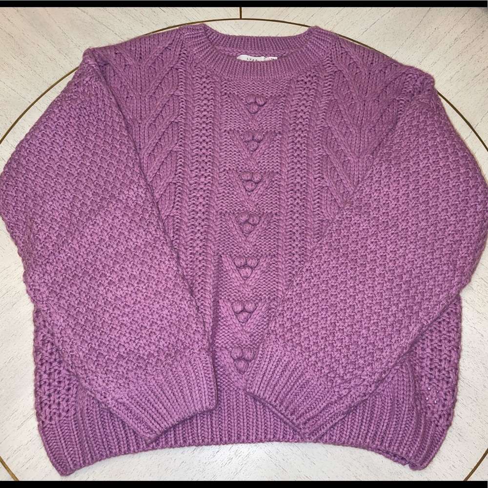 Women’s Lush Lilac Sweater Size S